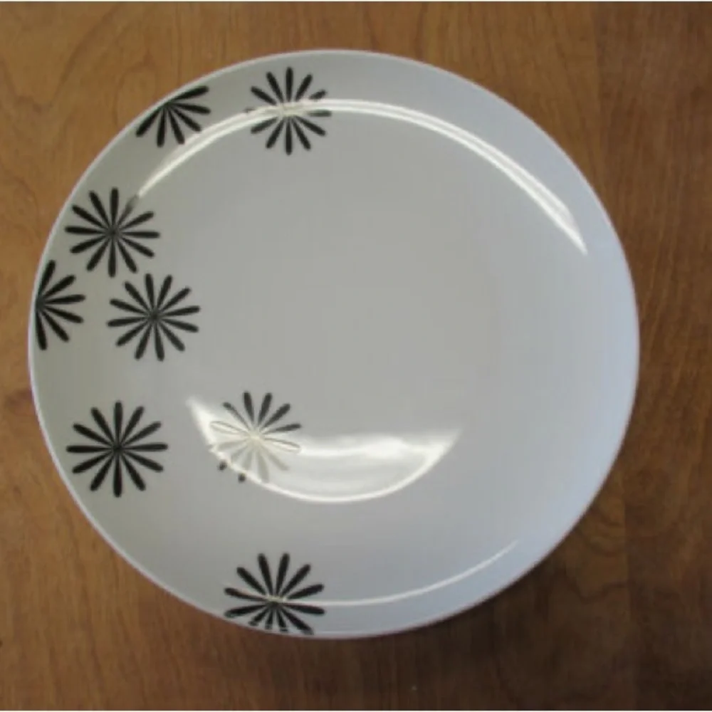 CRATE & BARREL RETRO MOD SALAD/DESSERT PLATES!!
